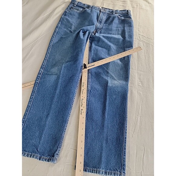 Vintage Levis 540 Mens 36x30 Jeans Relaxed High Rise Medium Blue USA 90s EUC - Picture 2 of 16